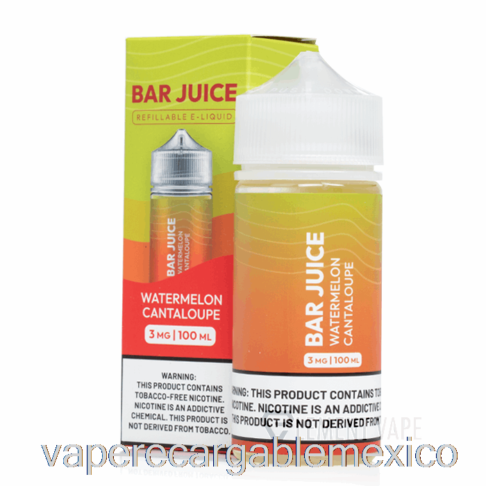 Vape Recargable Melón Sandía - Jugo En Barra - 100ml 3mg